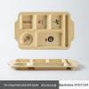 Molona 4-Compartment Melamine Fast Food Tray