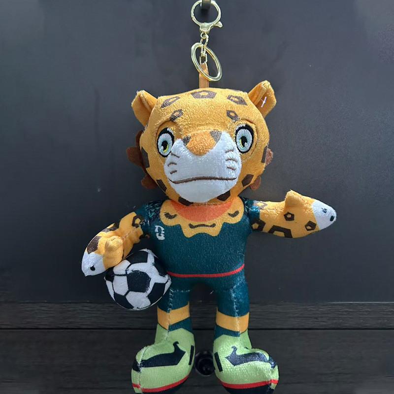 2026 World Cup Mascot Plush Toy With Pp Cotton Filling For Kids And Collectors Leopard