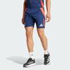 Adidas Manchester United Tiro 24 Training Shorts Striped Print Mid Waist Elastic Casual Shorts Men Shorts Night-Blue IT2027