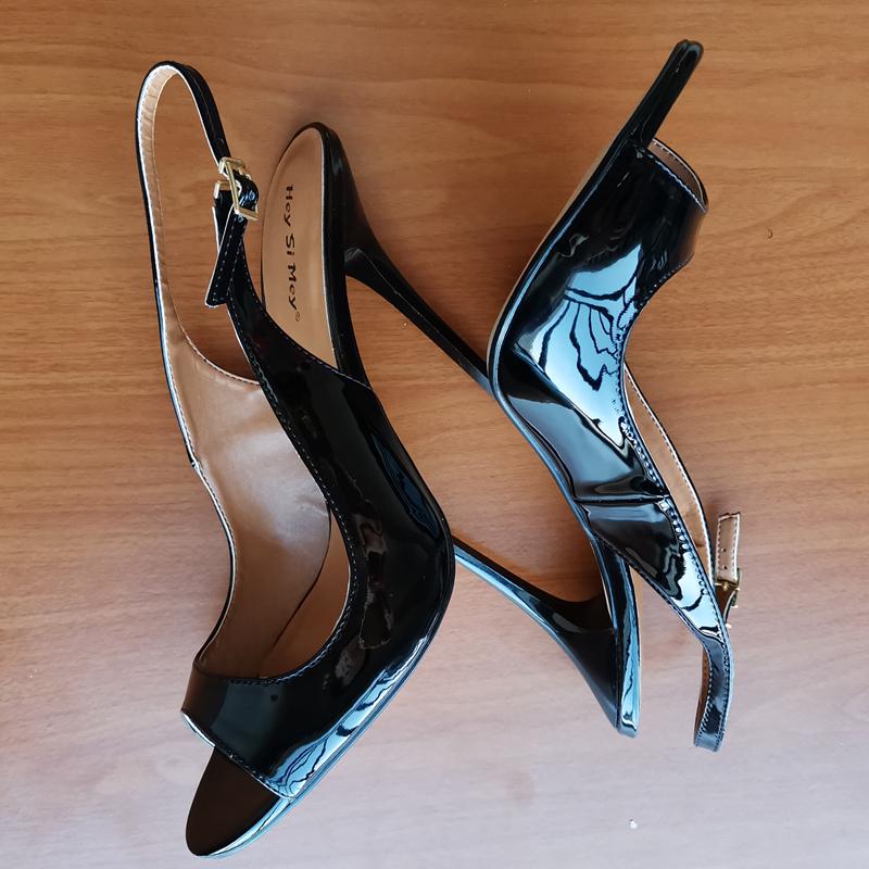 Peep Toe Summer Sandals Women Shoes 2025 Elegant Large Size Black Red High Heels 13cm Mules Sling Sexy Wedding Party Shoes Lady