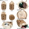 Kobe Lettuce Ribbon Basket Ribbon Bucket Perfect for and the Ocean Free Black Women's Bag, Handbag, Bag, Yukata, Resorts, [B1575], Size,