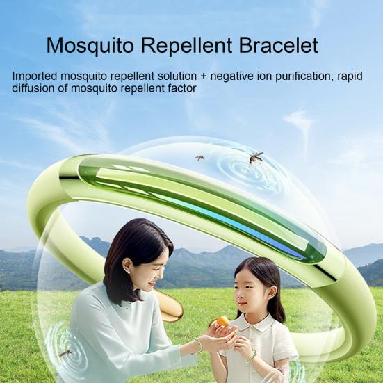 

Браслет от комаров Силиконовые браслеты без ДЭТА с эссенцией отрицательных ионов Легкие браслеты от насекомых для взрослых Детей Кемпинг Туризм