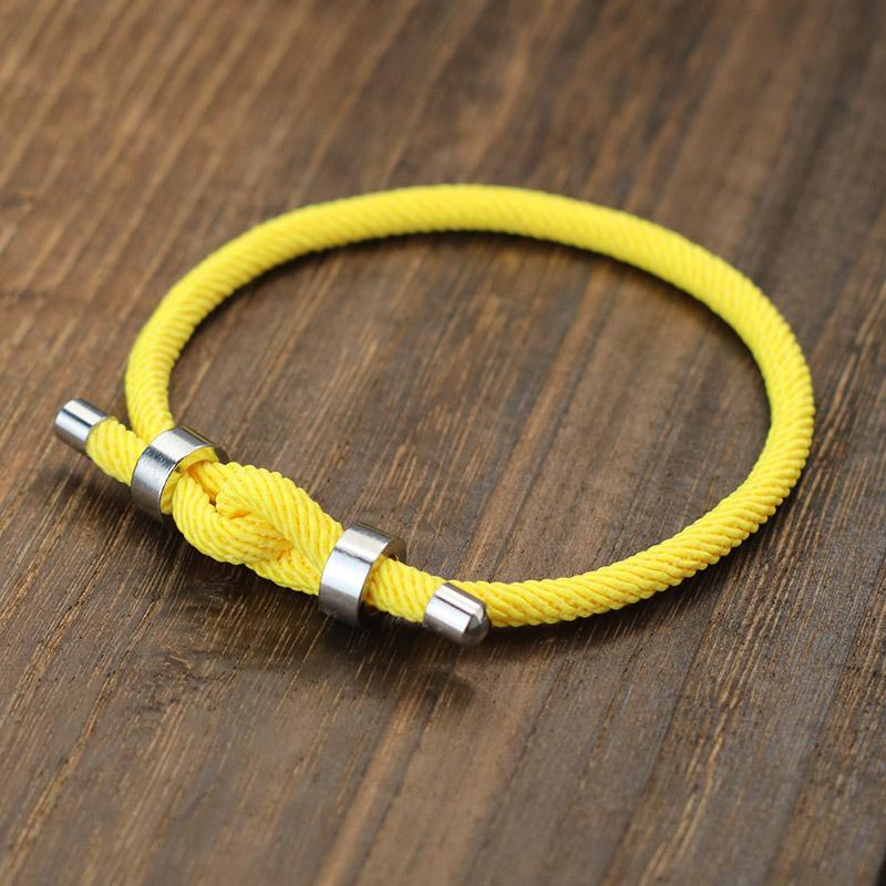 Noter Şanslı Kırmızı Iplik Bilezik Erkekler Için Solmayan Paslanmaz Çelik Ayarlanabilir Kordon Zincir Bilezik Pulsera Roja De Proteccion Joias