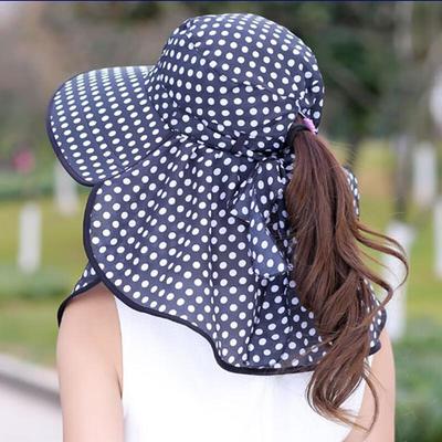 MEET SUNNY Women's Wide Brim Windproof Sun Hat