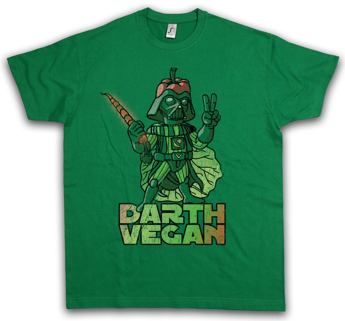 D Vegan T-Shirt Darth Fun Veganer Vegetarian Salad Salat Food 3XL
