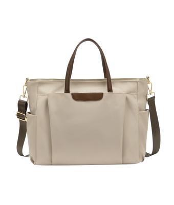 House Yayoi Commuter Business Laptop Tote Handbag with Shoulder Perfect for Entrance Job Apricot Women's Bag, Bag, A4/15-inch Compatible, Bag, Strap,