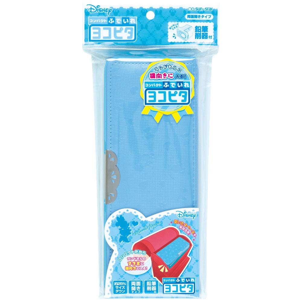 Sunstar Stationery Disney Pencil Minnie S1312561 Case, Yokopita, Mouse, Blue,