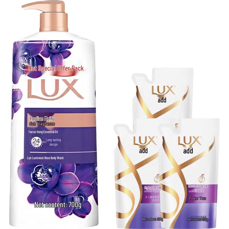 

LUX Enchanting Lotus Nourishing Shower Gel & Shampoo Set
