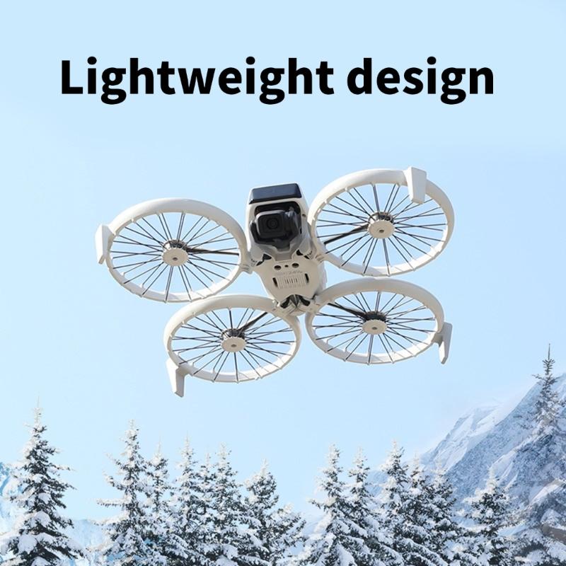 Heightened Rear Landing Skids Legs for Smooth Landings on Uneven Terrain For Flip Drones Landing Gear 2PCS