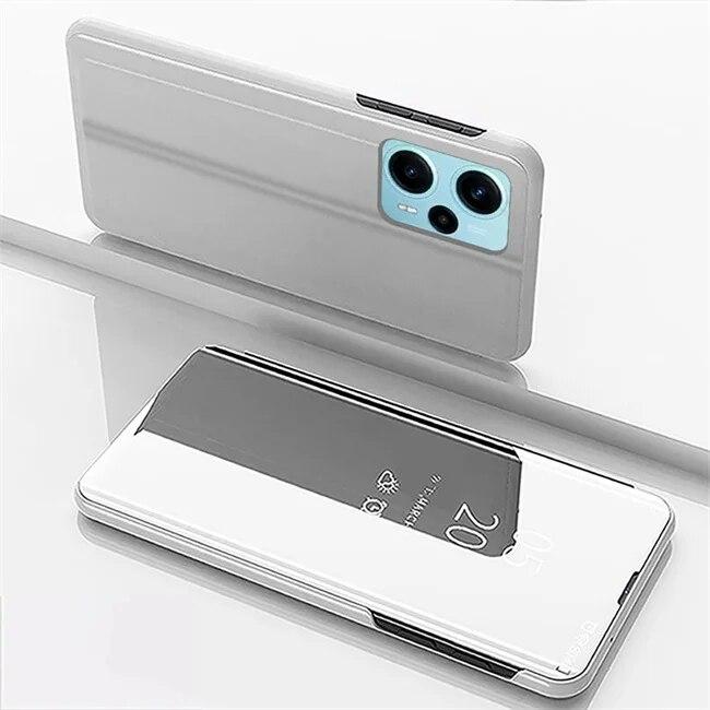 

Роскошный зеркальный флип-чехол для Poco F5 X5 X4 Pro 5G X3 NFC M3 M4 Pro M5 F4 X3 GT, чехол-подставка для Xiaomi Poco F3 X3 X5 F5 Pro, чехол Poco X3 Pro серебряный