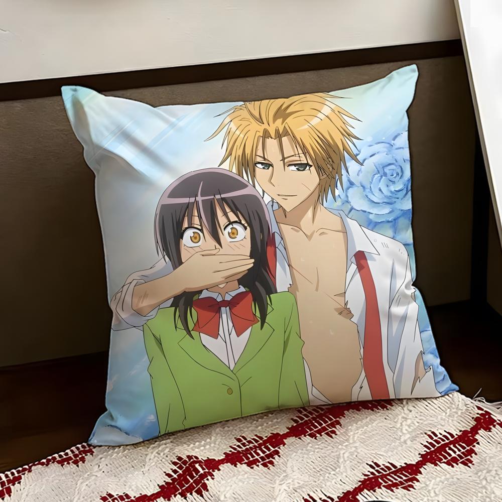 MMaid Sama Anime Cushion Cover Reversible Soft Durable Pillow Cover Home  Car MultiScene Use for Daily Comfort