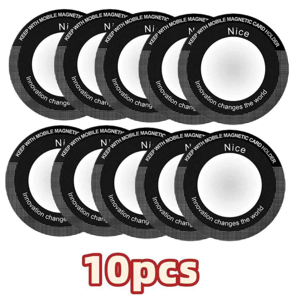10pcs Magnetic Holder For IPhone Universal Metal Sticker Support Wireless Charger Plate Sheet Magnet Car Holder