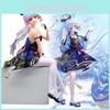 Exquisite Genshin Impact Ayaka Statue Graceful White Heron Princess Desktop Decoration