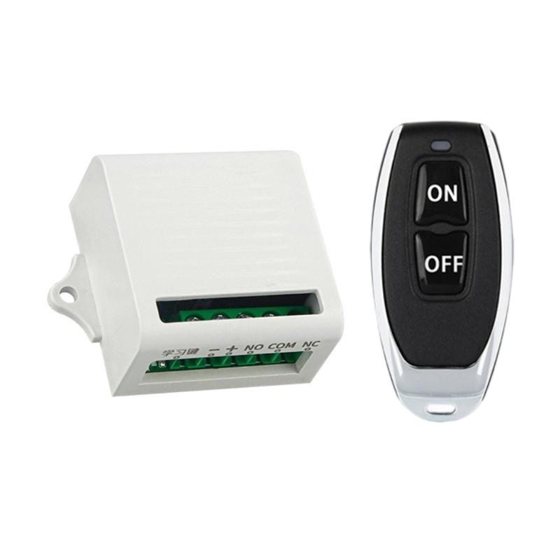 433Mhz DC6V 24V Wireless Remote Control Switch 1CH Relays 433Mhz Receiver Module for Learning Code Transmitters Remote