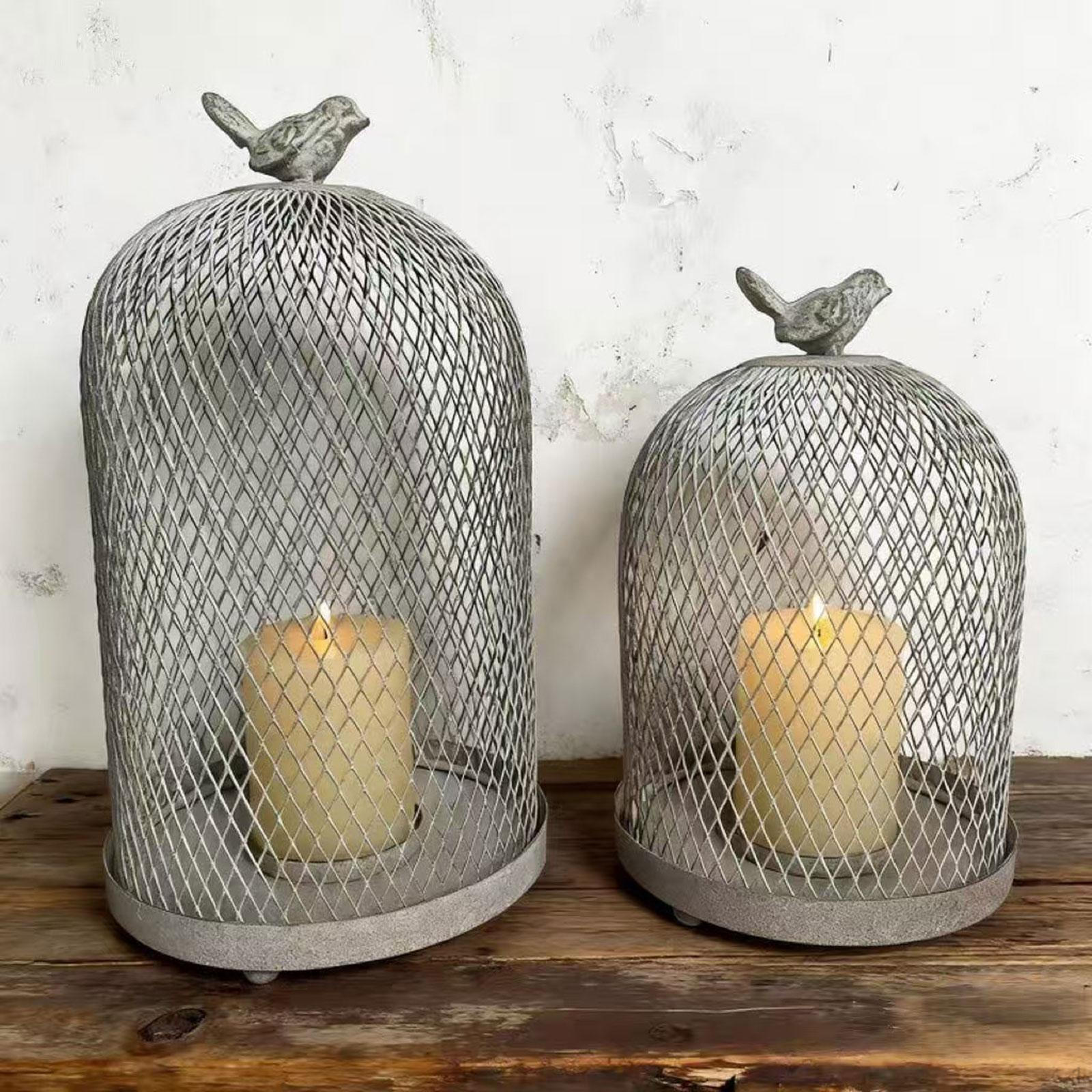 

2 штуки Металлический подсвечник Винтажный Универсальный Домашний декор Подставка для свечей Подсвечник для камина