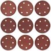 10Pcs 5Inch Hook Loop Sandpaper Sanding Discs For Angle Grinder 6 Holes for Dust Extraction Dry Wet Sanding