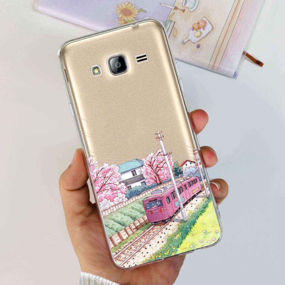 For Samsung Galaxy Grand Prime Case G530 G530H G531 G531H G531F SM-G531F Clear Cover Fashion Flower Soft TPU Silicone Phone Case
