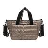 2026 Winter Luxury Quilted Tote Bag Women Fashi Down Puffer Shoulder Bag Large Capacity Crossbody Messenger Purse Nyl Gift