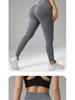 Europeiska & Amerikanska Högmidjade Randiga Yoga Byxor med Magekontroll - Dam Fitness & Löpning Leggings
