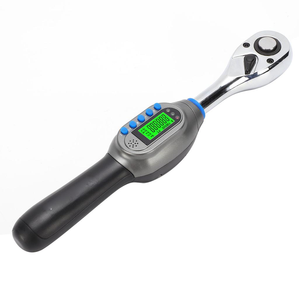 Digital Torque Wrench 1 2in 5 100N.m Electric with Sound Light Reminder + 2percent Accuracy 5 Units 2 Modes 10 Sets