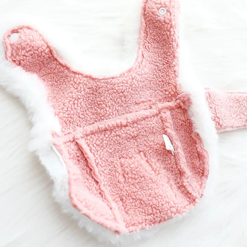 Winter Dog Clothes Warm Fleece Cat Pet Overalls Puppy Clothes Chihuahua Dress Coat with Leash D-ring