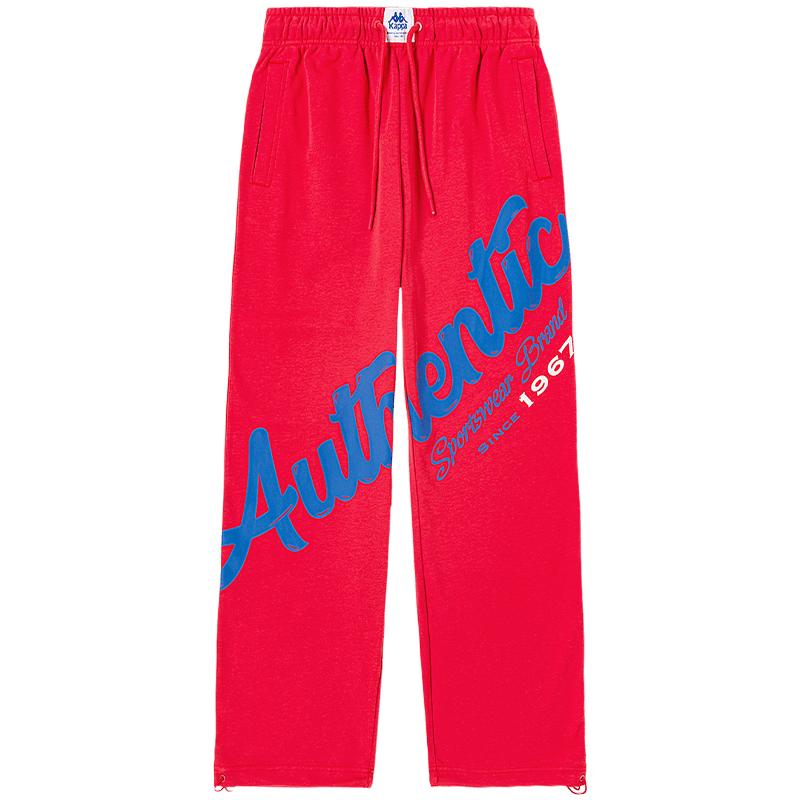 Kappa Women s Letter Print Straight-leg Sweatpants K0D62AK65 M