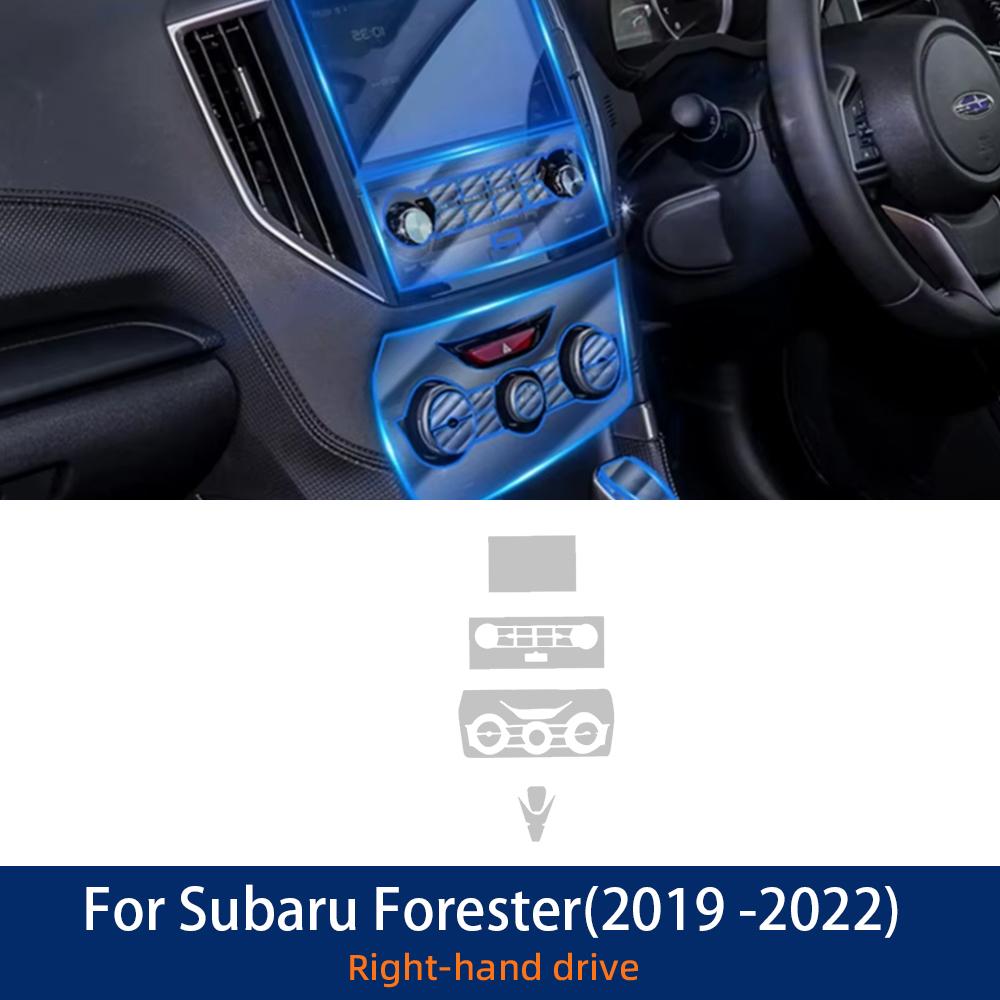 TPU Schutzfolie für Subaru Forester 2019-2022 Innenraum Kratzfest Transparentes Aufkleber