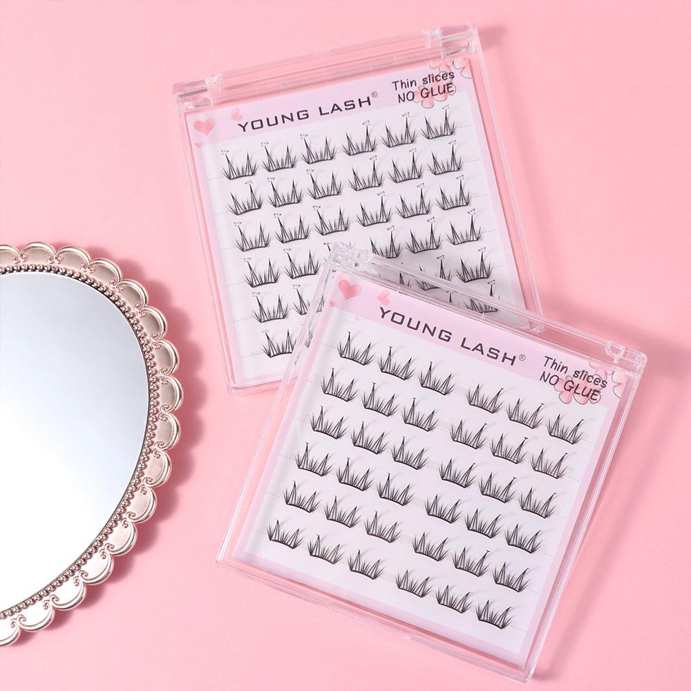 Butterfly Love Heart Shape Individual Cluster Eyelashes Eyelash Extension