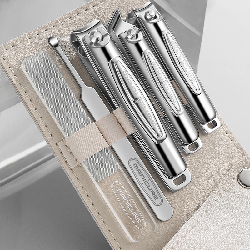 

5 шт./компл. маникюрный и педикюрный инструмент, кусачки для ногтей с острыми краями, пилочка для ногтей, ушная ложка для ногтей на руках и ногах Tra