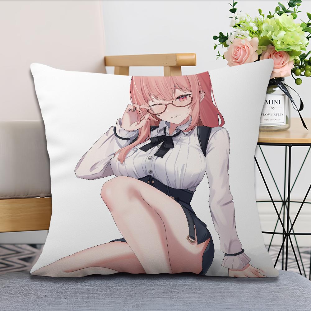 

Zenless Zone Zero ZZZ Yanagi Pillow Case Fan Style Square Home Decor Cushion Cover Design Printed 16x16Inch