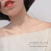 2023 Adjustable Star Moon Pendant Necklace - Japanese Korean Style Silver Choker Chain for Women