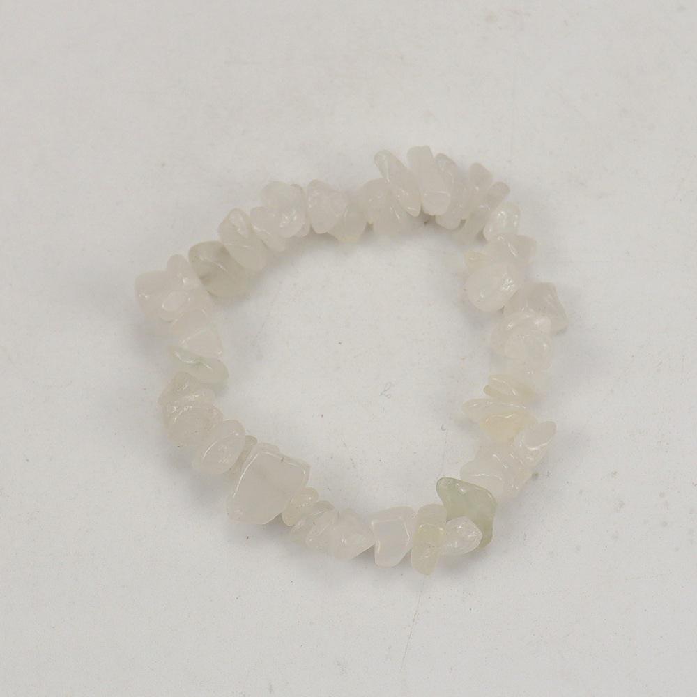 Handmade Beaded Natural Crystal Crushed Stone Bracelet B54