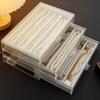 Multifunctional Acrylic Jewelry Storage Case 3 Layer Drawer Box for Bracelets and Beads Accessories Holder with Dividers