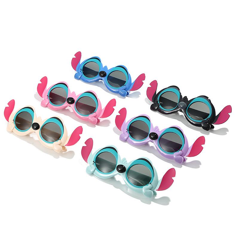 Stitch Cartoon Children's Sunglasses - Baby Sunscreen & Girls' Princess Glasses