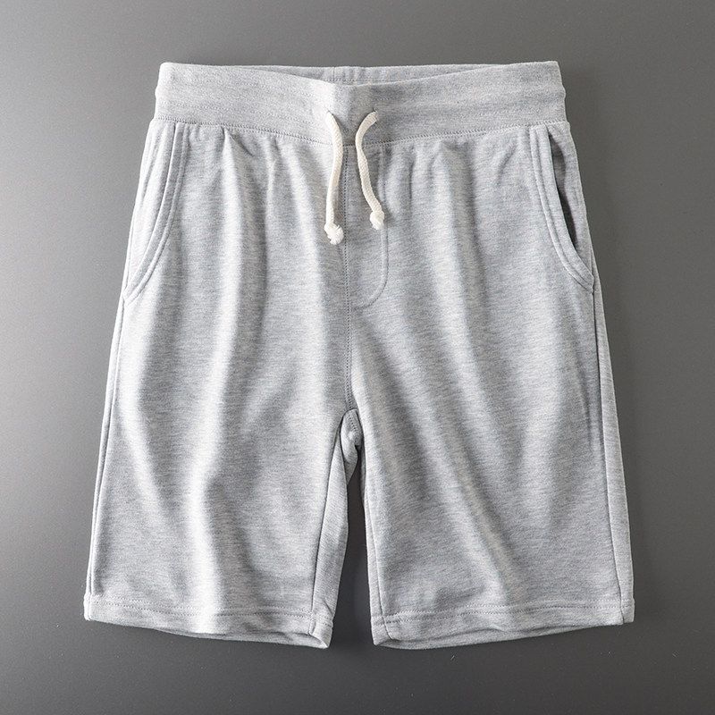 Export Original Tail Single Cut Label American Shorts Men s Trendy Summer Easiest for Match Basketball Sports Fifth Pants Export Men s Middle Pants Gray M