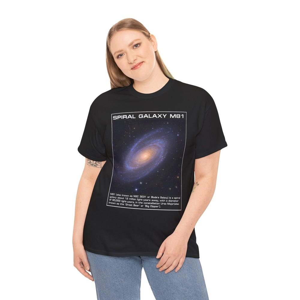 Spiral Galaxy M81 T-Shirt Stars Astronomy Space Ngc 3031 Universe Milky Way