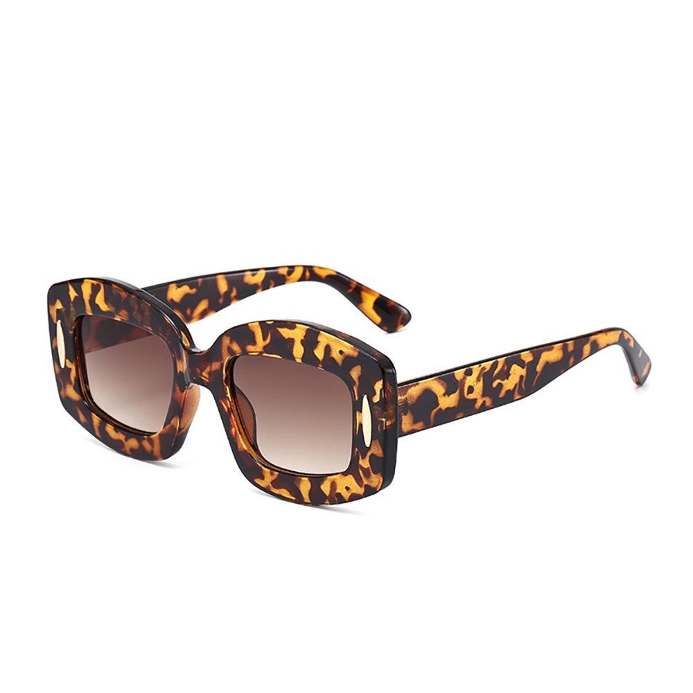 Personalized sunglasses men's European and American senior sense large frame women's Internet celebrity fashion cool versatile trend sunglasses