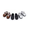 British Style Shoes Boots with Black Buckles Retro Dress Up Footwear  for 1/6 BJD Dolls