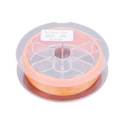 20LB 50m Fly Fishing Polyester Unwaxed Prep Line Cup Filler Wrestling Line Fishing Parts