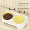 Dual Pet Feeder: Leak-Proof, Washable Cat & Dog Food and Water Bowl