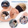 Sleep Headphones, Music Sleep Eye Mask, Upgraded Travel Sleeping Headset with Sleep Eyeshade, Built-in Speaker and Microphone, Washable