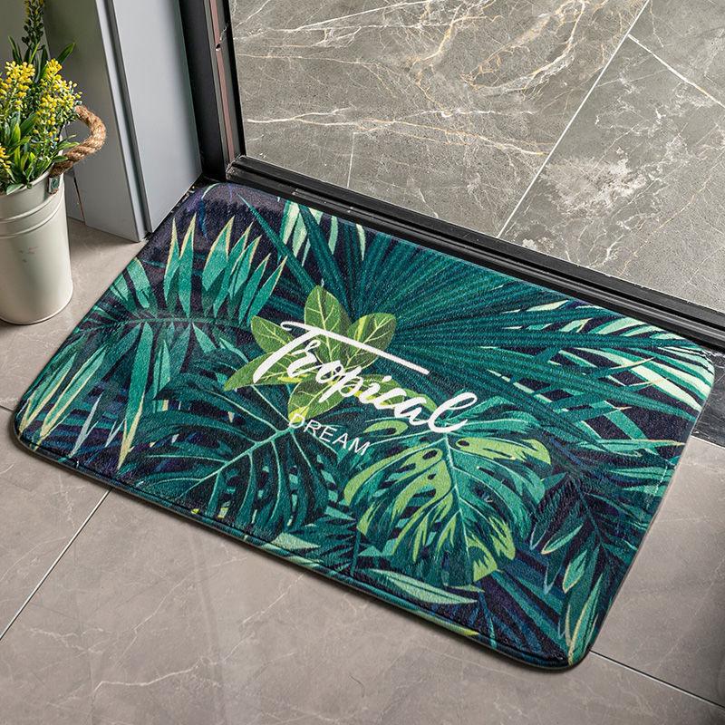 Door Rug Mat Carpet Bedroom Door Pad Toilet Bathroom Non-slip Mat Home Moisture-wicking Foot Best Mat Durable Durable