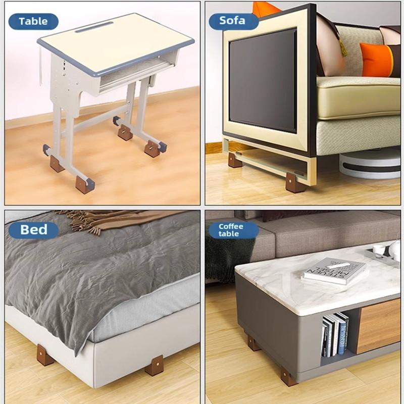 5/10CM Adjustable Chair Feet Riser Screw Clamp 2 4 Inch Height Heavy Duty Sofa Tables Bed Furniture Risers With Screw Clamp 4Pcs