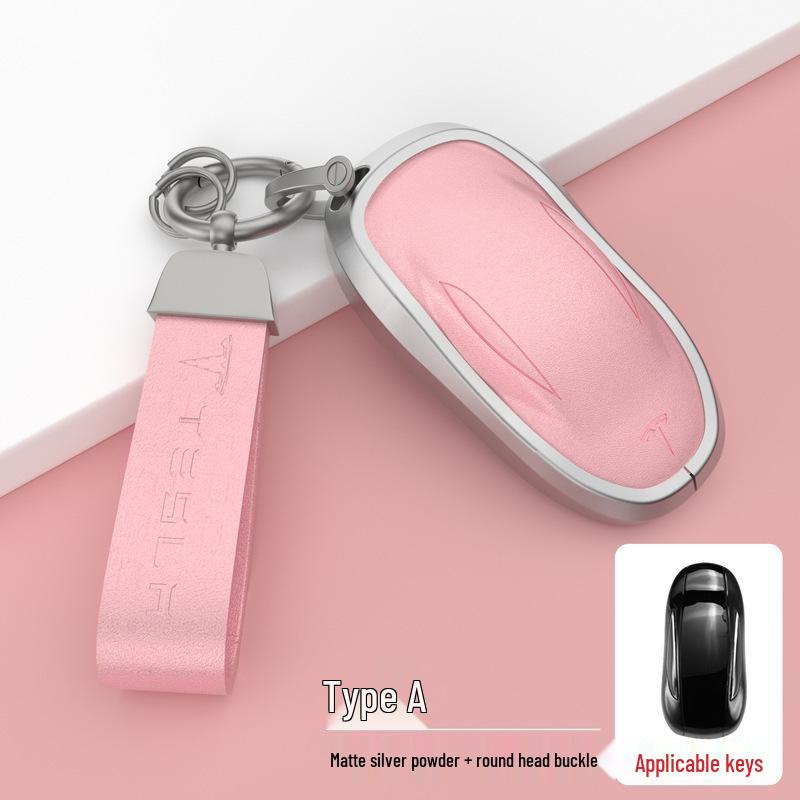 Tesla Key Card Case for Model 3/Y/X/S - Premium Protective Shell with Metal Buckle for Men & Women