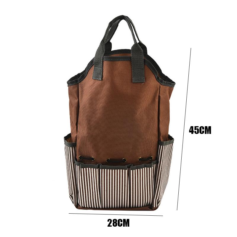 

Gardening Multifunctional Oxford Bag Apron Waterproof Inner Layer Large Capacity Garden Supplies Apron Garden Shovel Tool Kit