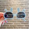 Protect Children's Eyes Sunglasses Fashion Oval Rabbit Ears Kids Sun Glasses Boys Girls Goggles Cute Shades UV400 Travel Glasses