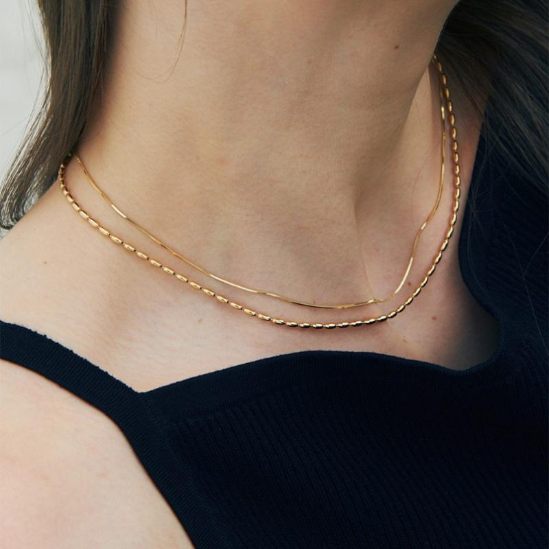 Verte 925 Silver Gross Rizi Necklace  Silver    un.Silver.128