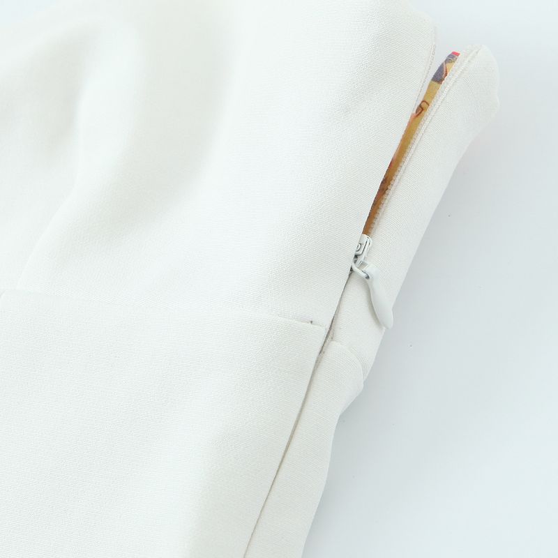 Kaslead New Arrival Women's Clothing Fashion Style All-Matching Printed Patchwork Stretch Tops 4661037