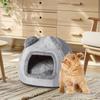 Cat Nest Puppy Cave Dog Bed Cozy Washable Portable House for Small and Medium