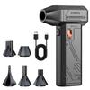 Brushless Motor Violent Turbofan 130000RPM LED Light Fan  Portable Use